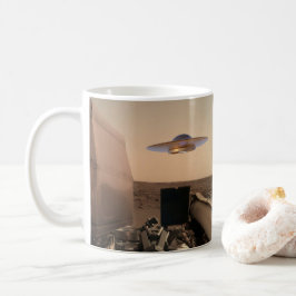 Mars InSight Alien UFO Skål Möte Kaffemugg