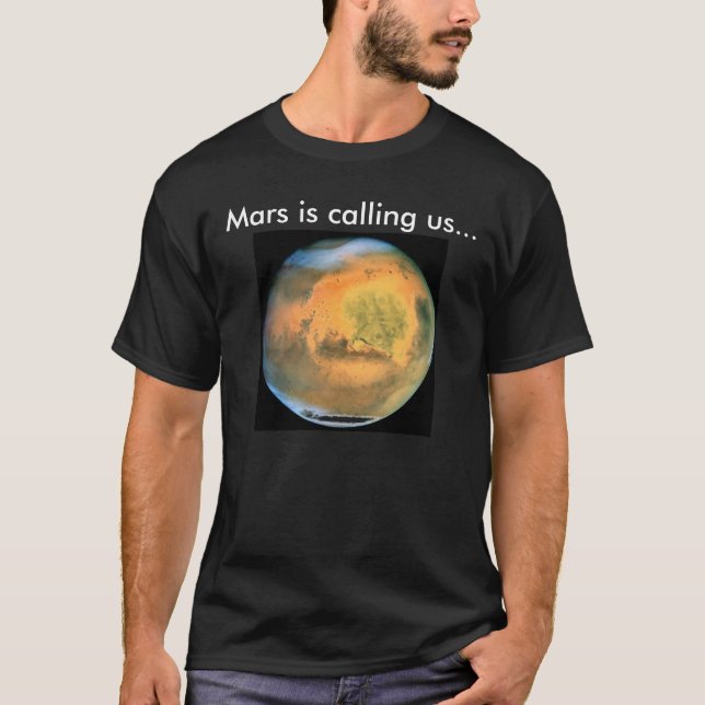 Mars kallar oss… t-shirt (Framsida)