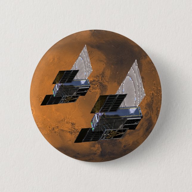 Mars kuberad av MarCO CubeSats Knapp (Framsida)
