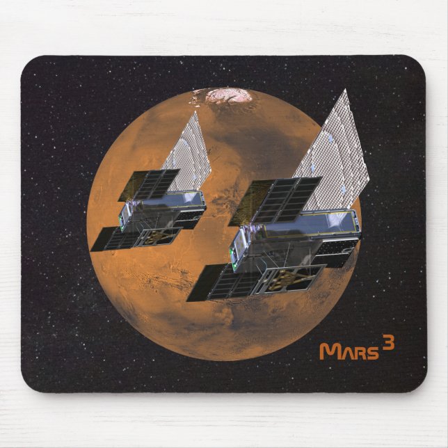 Mars kuberad av MarCO CubeSats Musmatta (Framsidan)