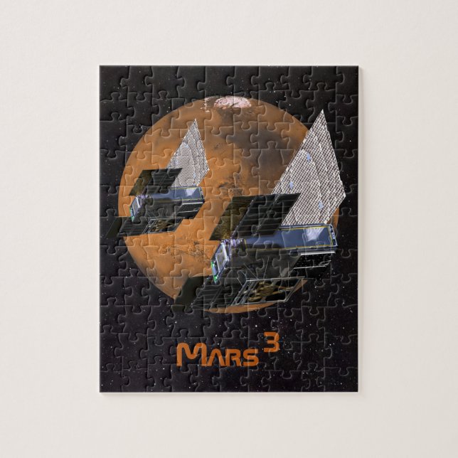 Mars kuberad av MarCO CubeSats Pussel (Vertikal)