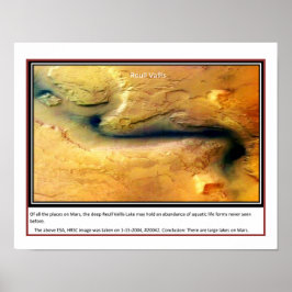 Mars Largest Known Sjö Poster