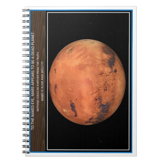 Mars lever och lever anteckningsbok