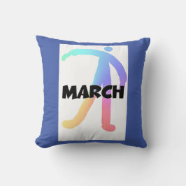 MARS MÅNAD MONOGRAM KUDDE