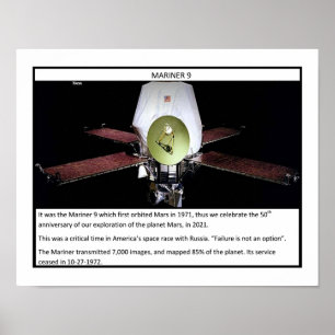 Mars Mariner 9 Poster