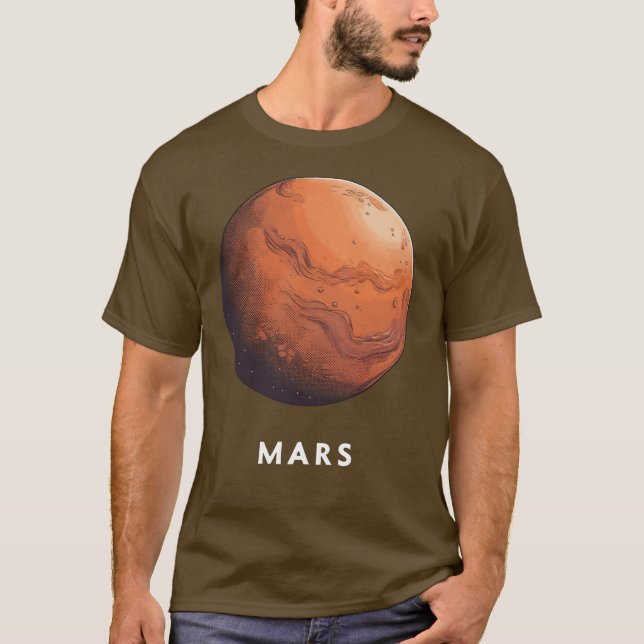 Mars/Mars - Classic Planet Tee T-Shirt (Framsida)