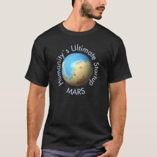 Mars Mola karta efter terraformation Tröja