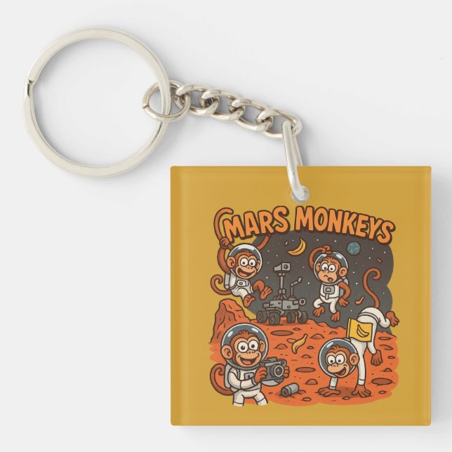Mars Monkey lustigt djur (Framsidan)