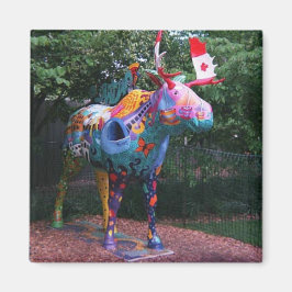 Mars Moose Chicago Art Magnet