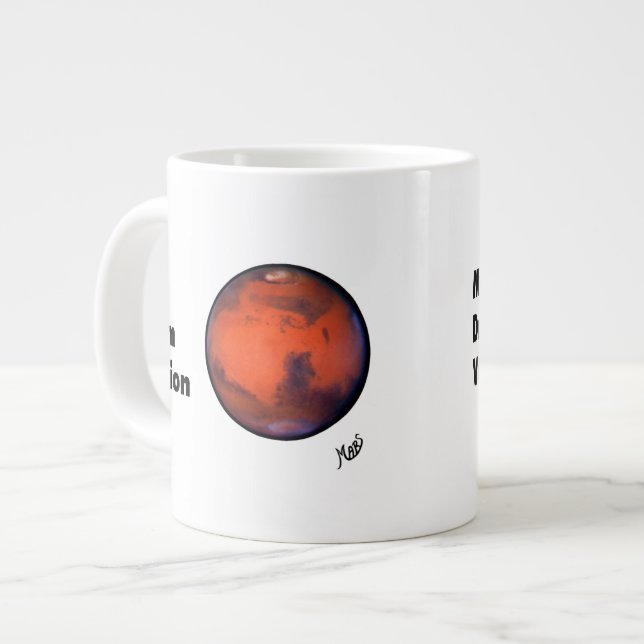 Mars "My Dream Vacation" Jumbo Mugg - 20 oz. (Framsida vänster)