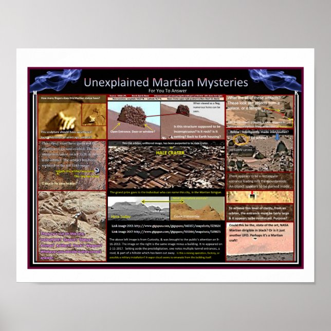 Mars Mysteries Poster (Framsidan)