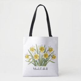 Mars-Narciss Blommor Tygkasse