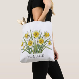 Mars-Narciss Blommor Tygkasse