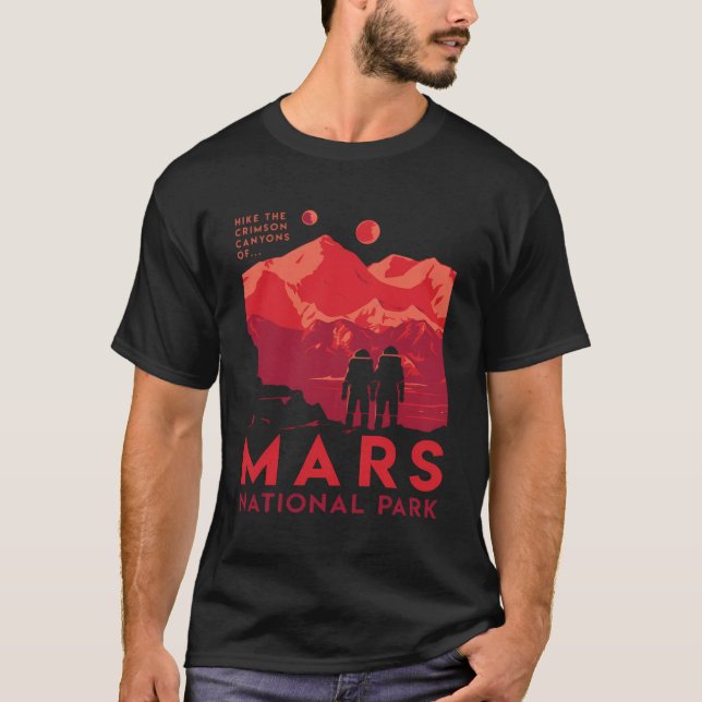 Mars nationalpark t shirt (Framsida)