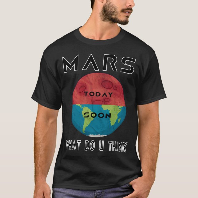 Mars New Home T Shirt (Framsida)