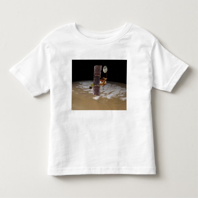 Mars Odyssey rymdfarkoster Tee Shirt (Framsida)