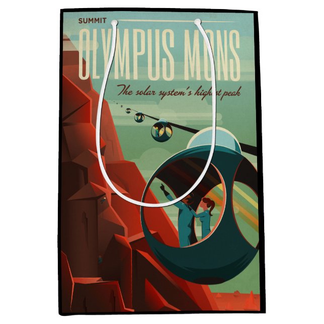 Mars Olympus Mons Highest Volcano Solar System (Framsidan)