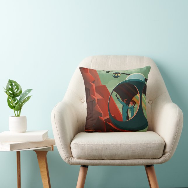 Mars Olympus Mons Highest Volcano Solar System Kudde (Stol)