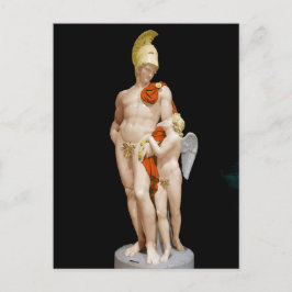 MARS ÖRJAD AV CUPIDO 1825 John Gibson Vykort