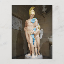 MARS ÖVERTALAD AV CUPIDO 1825 John Gibson Vykort