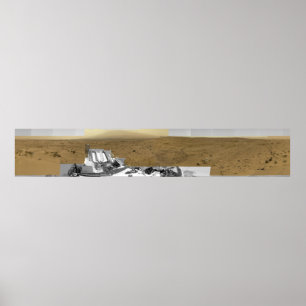 Mars Panorama: En historisk bild Poster