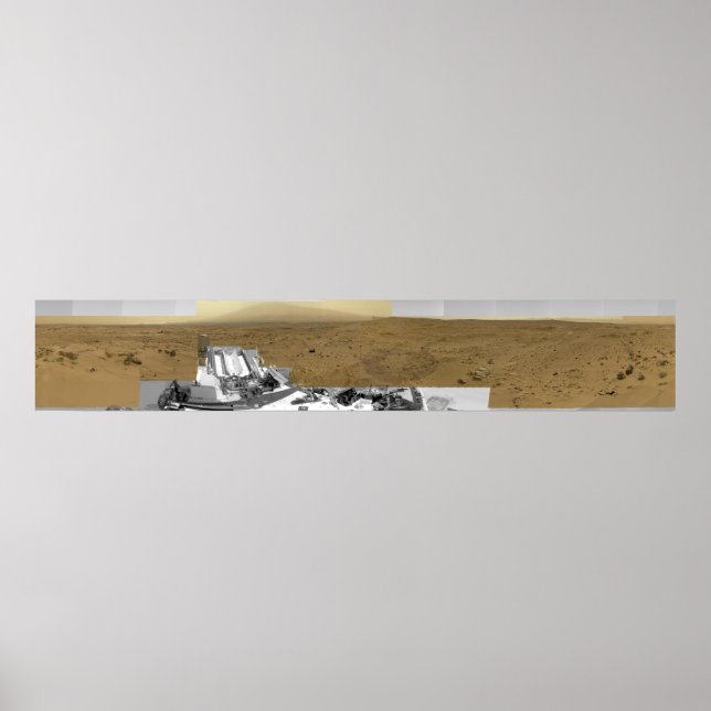 Mars Panorama: En historisk bild Poster (Framsidan)