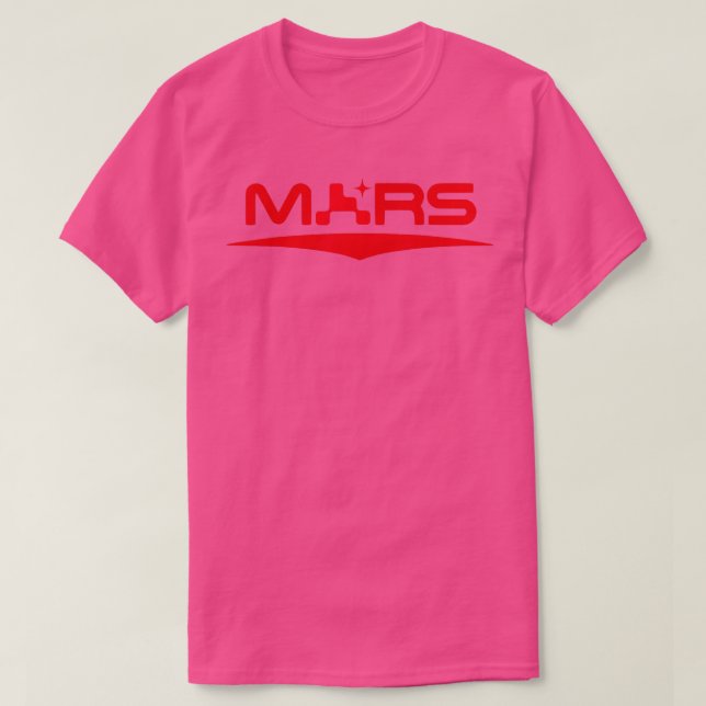 Mars Perseverance Rover Uppdrag T Shirt (Design framsida)