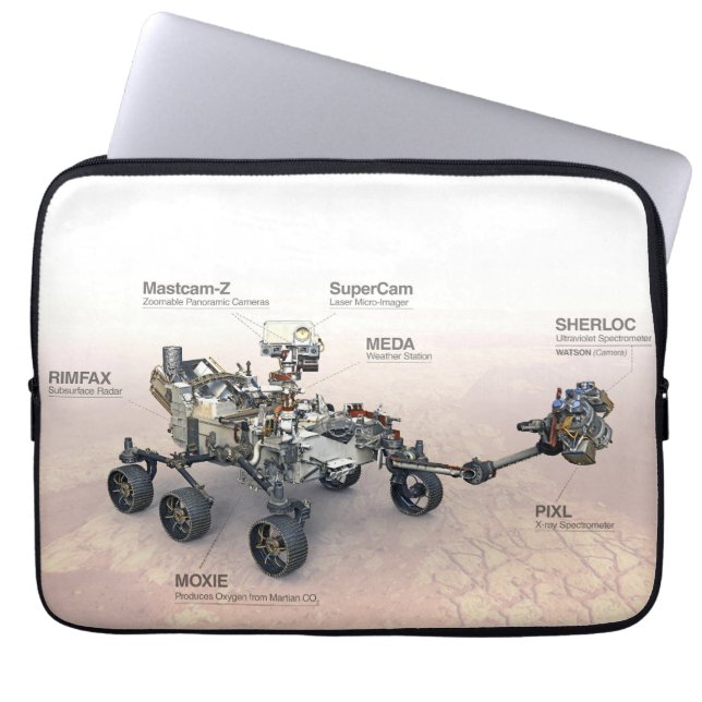 Mars Perseverance Rover with Ininstruments Laptop Fodral (Framsidan)