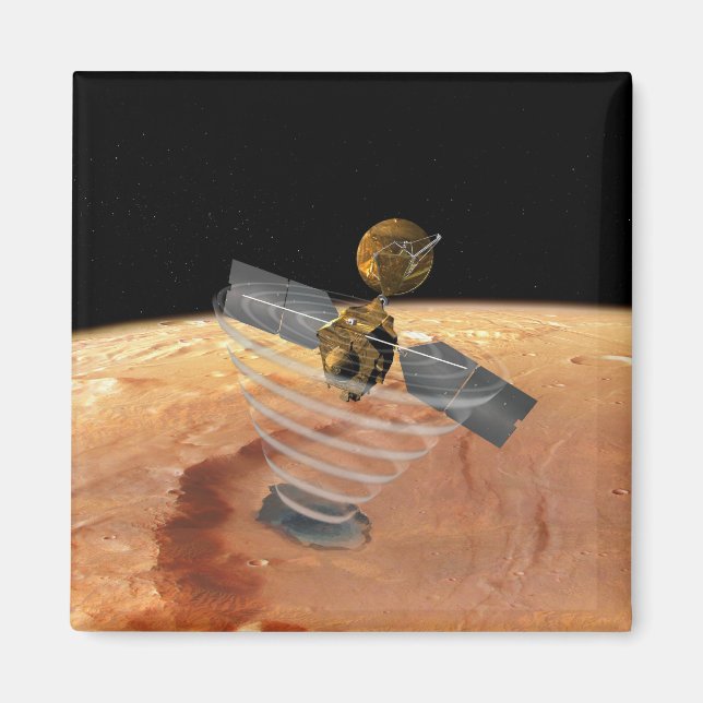 Mars Reconnaissance Orbiter Magnet (Framsidan)