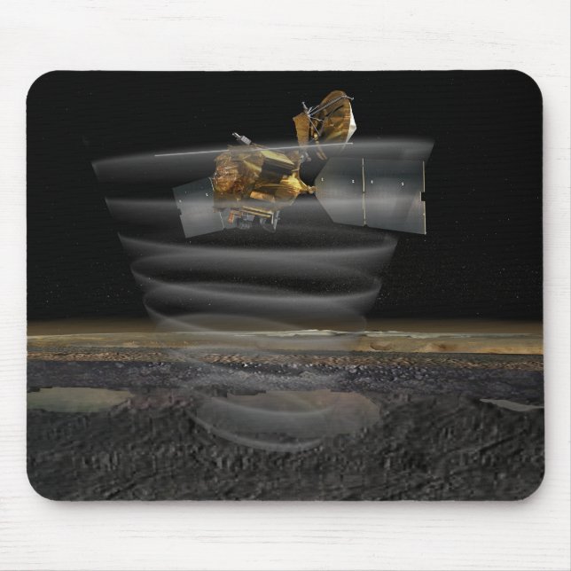 Mars Reconnaissance Orbiters radar på arbetsplatse Musmatta (Framsidan)