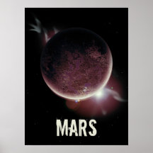 Mars Red planet 3d universum rymdillustration
