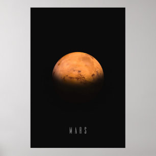Mars - Red Planet and Humanity's Next Frontier Poster