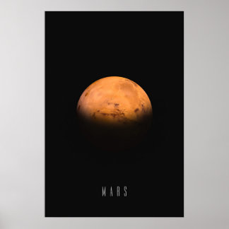 Mars - Red Planet and Humanity's Next Frontier Poster
