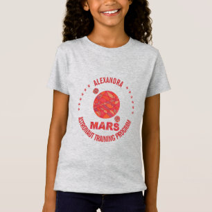 Mars Red Planet Space Geek Solar System Roligt Tee