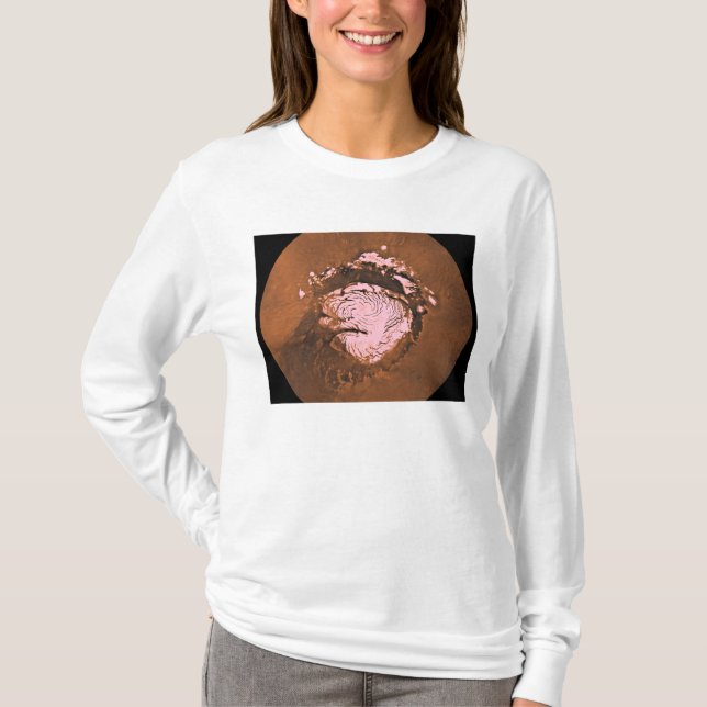 Mars-regionen Mare Boreum T-shirt (Framsida)