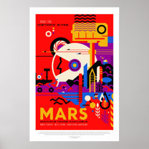 Mars, reseaffisch poster