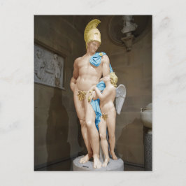 MARS RESTRAINED BY CUPID 1825 John Gibson Vykort