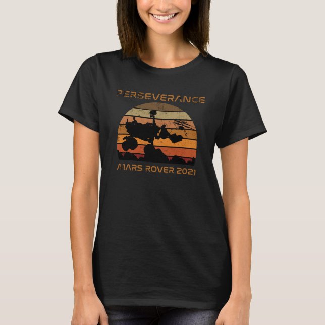 Mars Rover Perseverance T Shirt (Framsida)