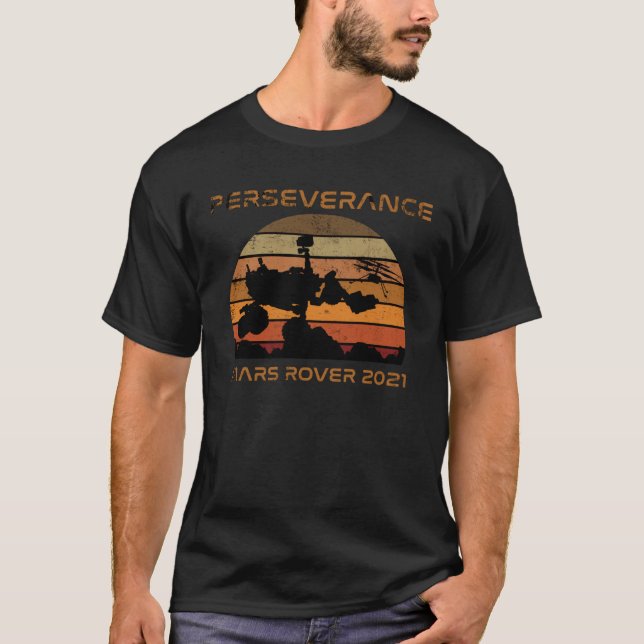 Mars Rover Perseverance T Shirt (Framsida)