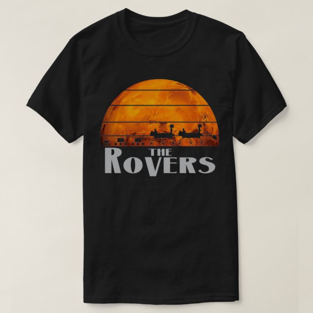 Mars Rovers Mars rover-familjen T Shirt (Design framsida)