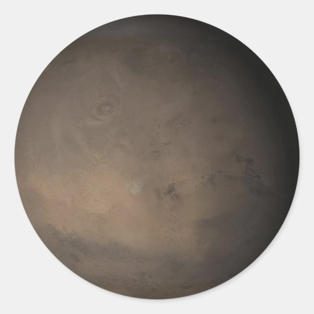 Mars Runt Klistermärke (Framsida)