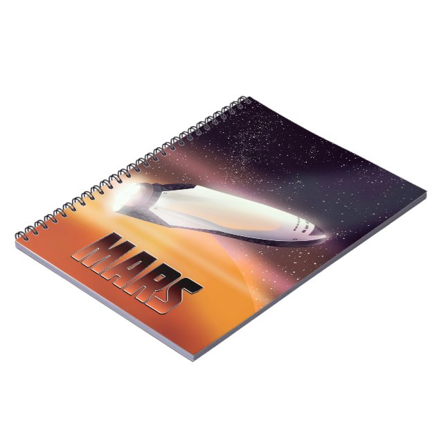 Mars rymdposter anteckningsbok (Vänstra Sidan)