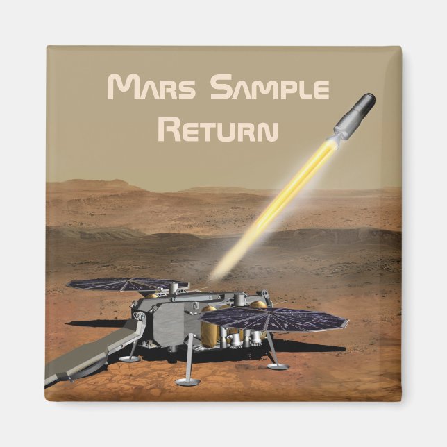 Mars Samplingsretur Uppdrag magnet (Framsidan)