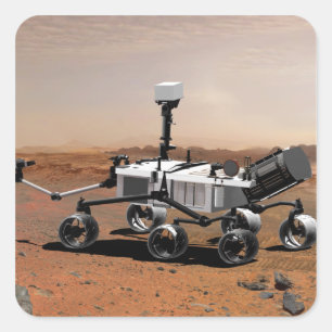 Mars Science Laboratory 2 Fyrkantigt Klistermärke
