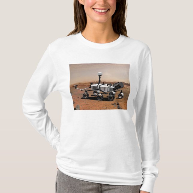 Mars Science Laboratory 2 Tee Shirt (Framsida)