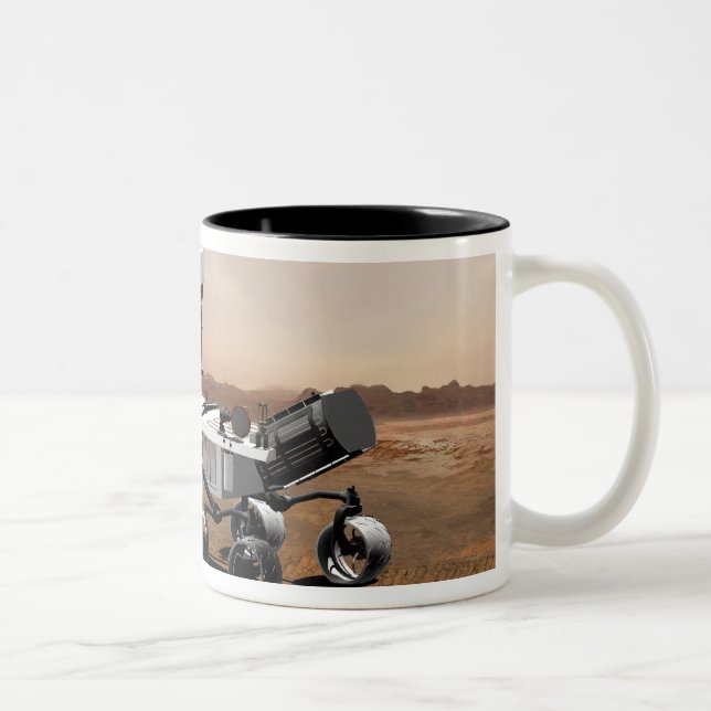 Mars Science Laboratory 2 Två-Tonad Mugg (Höger)
