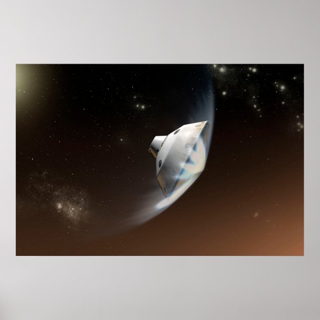 Mars Science Laboratory Aeroshell Capsule 2 Poster (Framsidan)