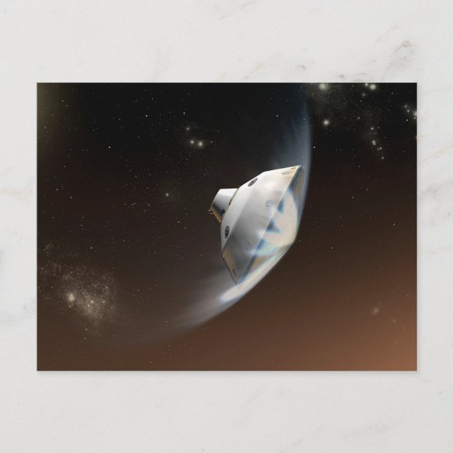 Mars Science Laboratory Aeroshell Capsule 2 Vykort (Framsida)