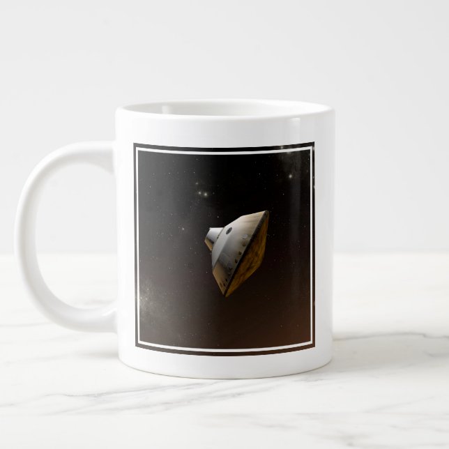 Mars Science Laboratory Aeroshell Capsule Jumbo Mugg (Vänster)