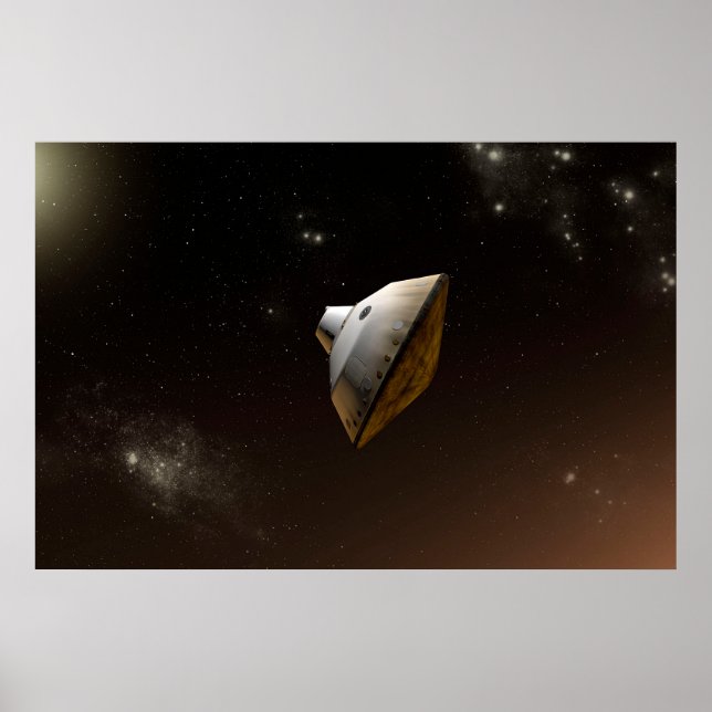 Mars Science Laboratory Aeroshell Capsule Poster (Framsidan)